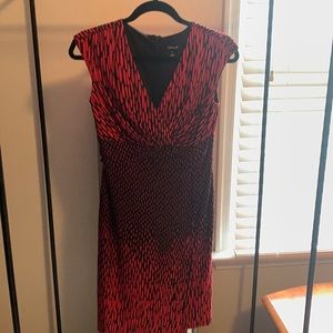 Like NEW BEAUTIFUL RED/BLACK dress size 4.